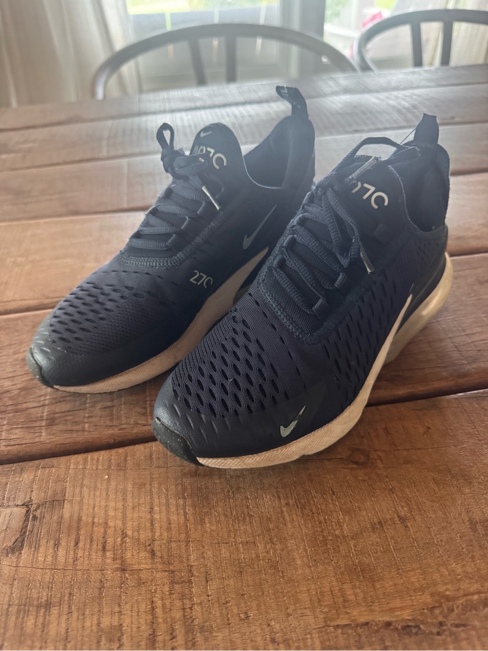 Nike Air Max 270 Boys Running Shoes - navy